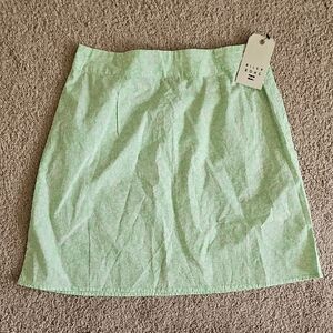 Billabong Green A-Line Mini Skirt Casual Resort Wear